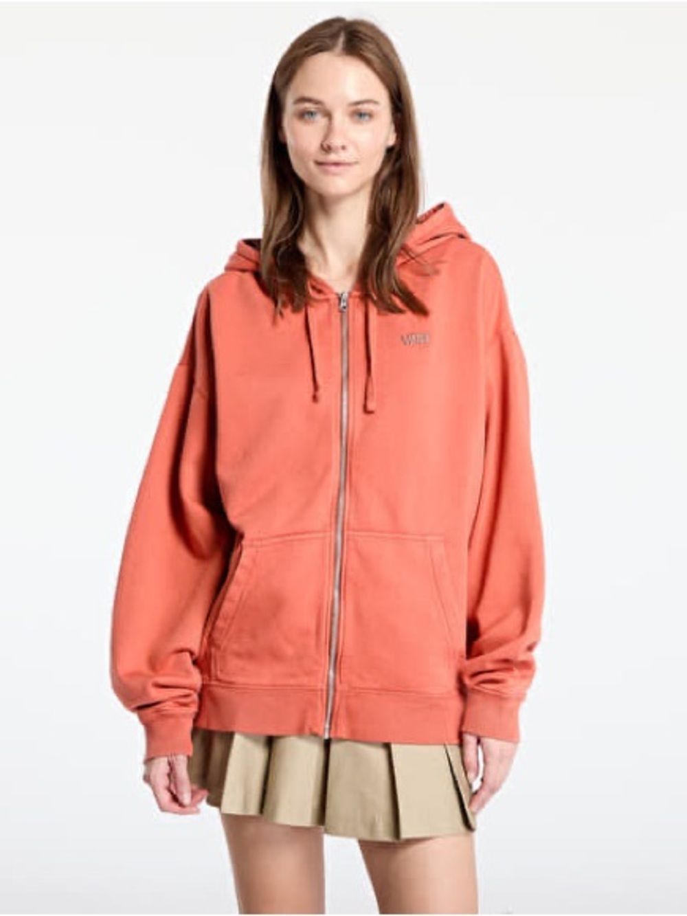 NWT | Vans | Women's Auburn Oversized Zip-Up Hoodie | XS